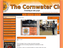 Tablet Screenshot of cornwaterclub.co.uk